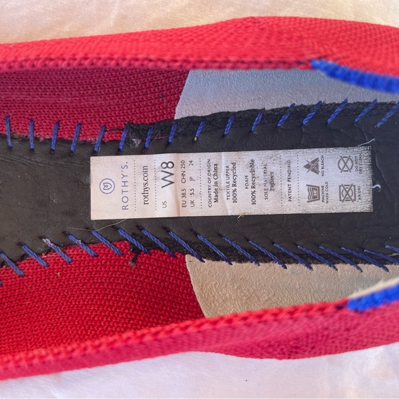 Rothy’s Red Pointed Toe Flats - Picture 5 of 6